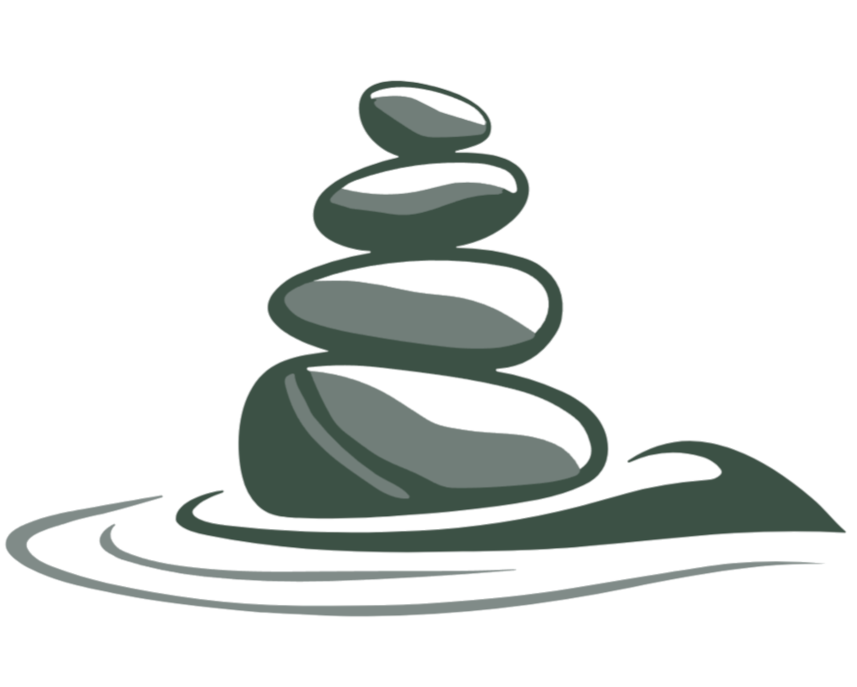 Zen cairn logo for Elderwell